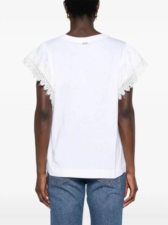 TWINSET MILANO Dames Tops & T-shirts Knitted Blouse Wit - Foto 2