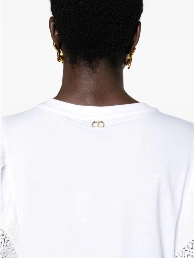 TWINSET MILANO Dames Tops & T-shirts Knitted Blouse Wit