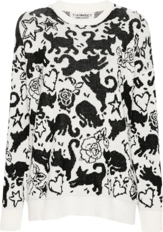 Twinset Gestreepte Trui Multicolor Dames