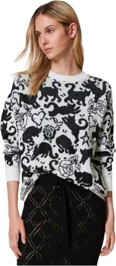 Twinset Gestreepte Trui Multicolor Dames - Foto 3