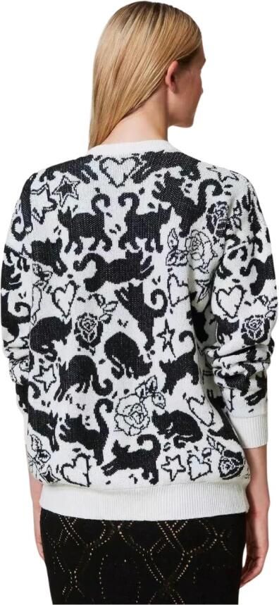 Twinset Gestreepte Trui Multicolor Dames - Foto 2