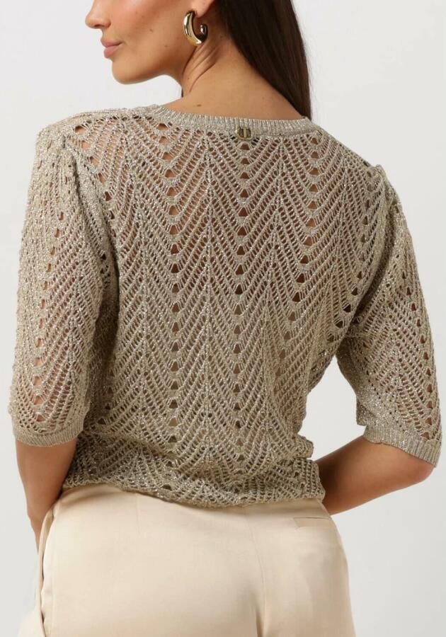 TWINSET MILANO Dames Truien & Vesten Knitted Sweater Goud - Foto 2