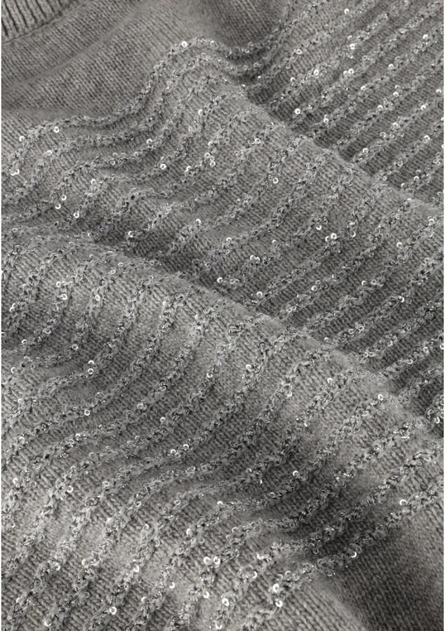 Twinset Grijze Paillet Sweater Dolcevita Lange Mouw Gray Dames - Foto 6