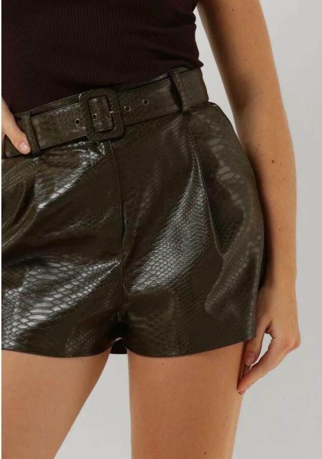 TWINSET MILANO Dames Broeken 15470453-cpc Olijf - Foto 4