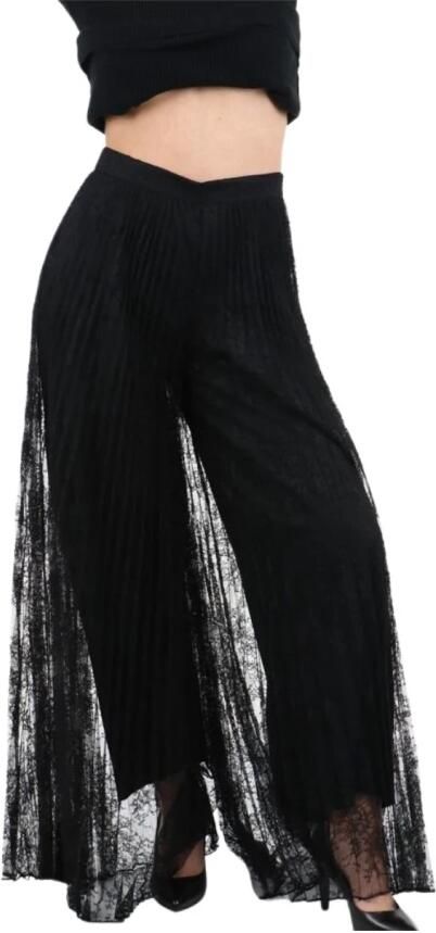 Twinset Klassieke Broek Black Dames