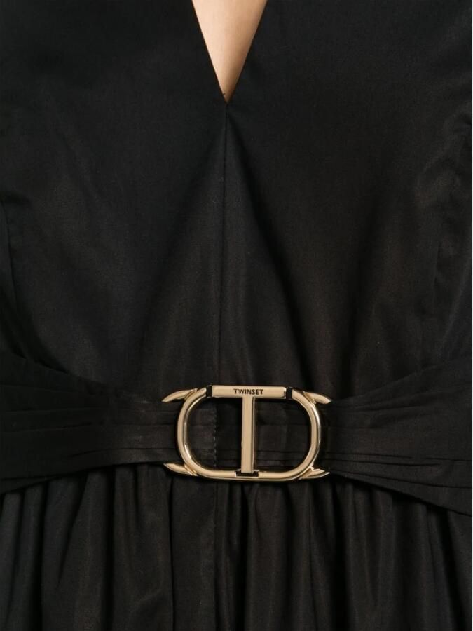 TWINSET MILANO Dames Jurken Woven Dress Zwart