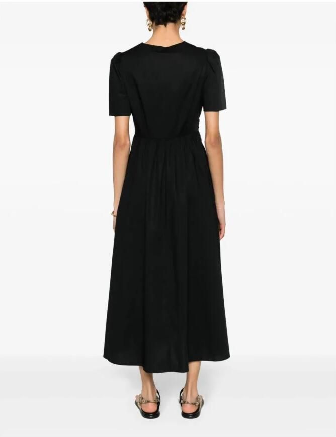 TWINSET MILANO Dames Jurken Woven Dress Zwart - Foto 4