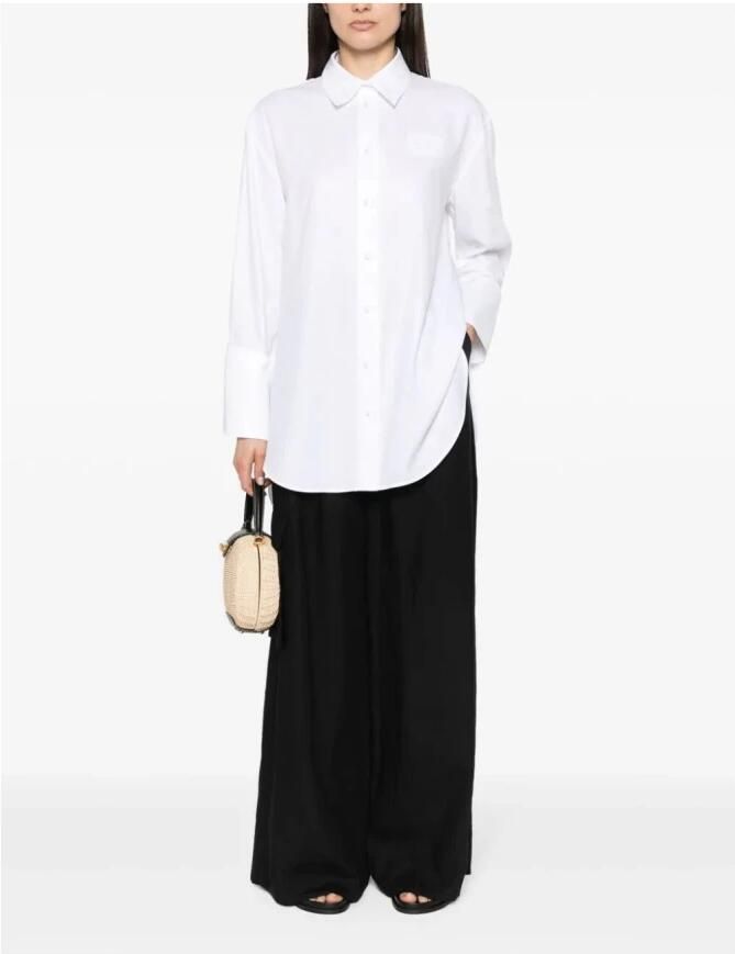 Twinset Blouse met afneembare manchetten Ella wit - Foto 4