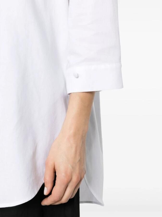 Twinset Blouse met afneembare manchetten Ella wit - Foto 3
