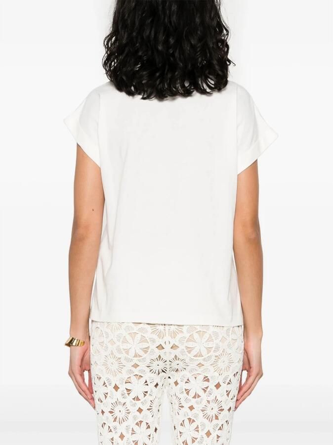 TWINSET MILANO Dames Tops & T-shirts Knitted T-shirt Ecru - Foto 7