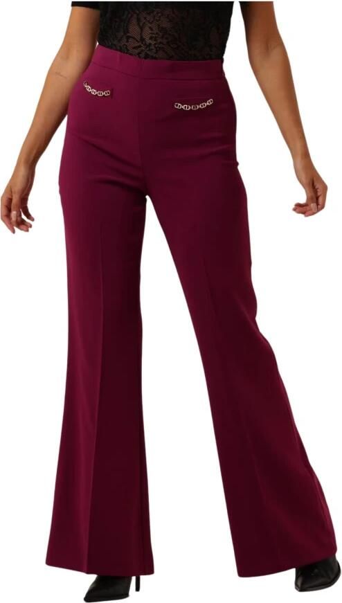 Twinset Paarse Elegante Pantalon Purple Dames - Foto 5