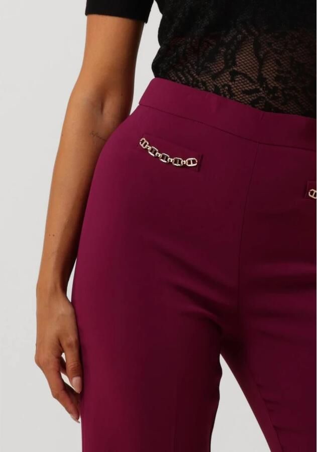 Twinset Paarse Elegante Pantalon Purple Dames - Foto 4