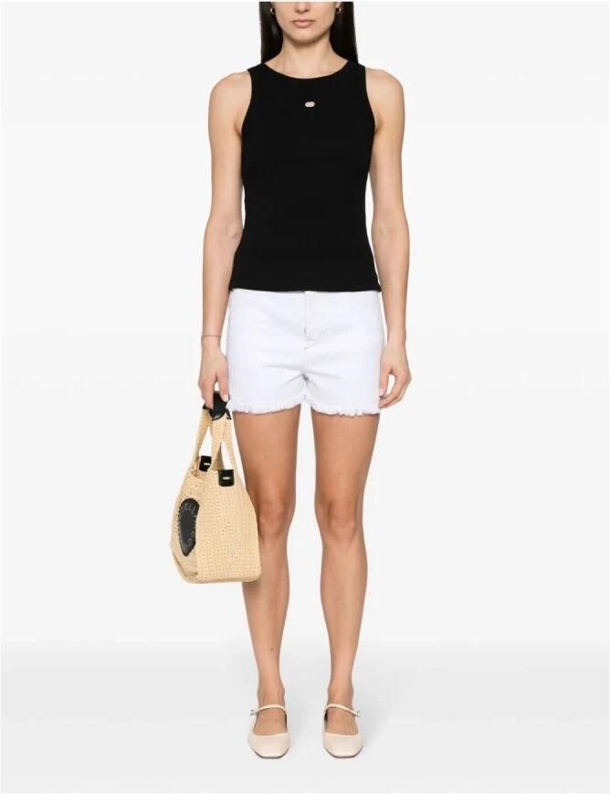 TWINSET MILANO Dames Tops & T-shirts Knitted Tank Top Zwart - Foto 4