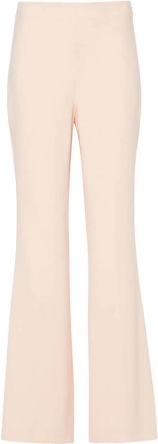 Twinset Hoge Taille Roze Broek Wijde Pijpen Pink Dames