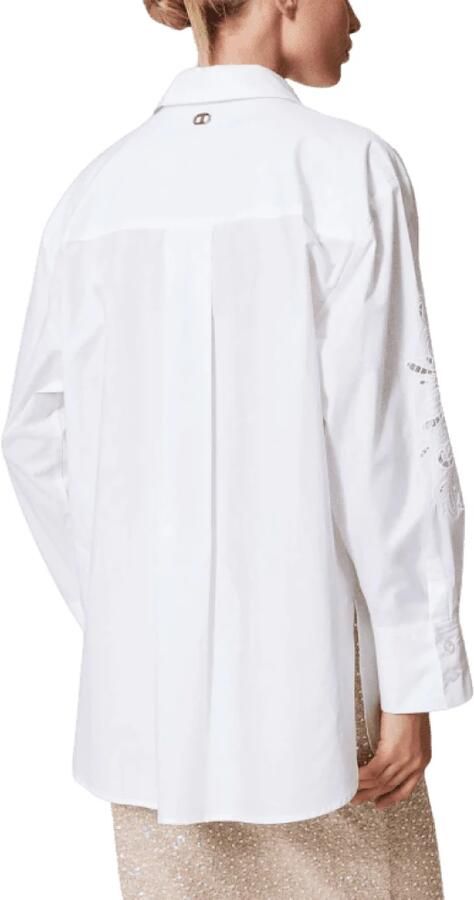 Twinset Witte Katoenen Overhemd Elegant Veelzijdige Stijl White Dames - Foto 6