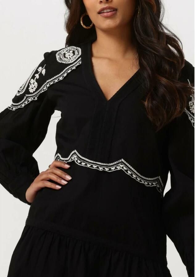 Twinset Zwarte Mini Jurk voor Vrouwen Black Dames