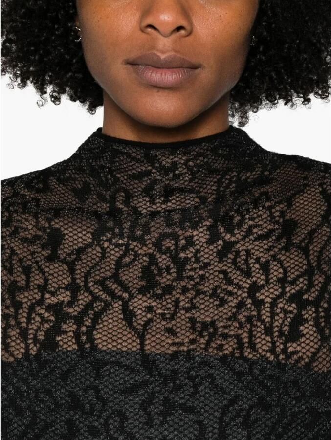 TWINSET MILANO Dames Tops & T-shirts 242tp3010 Zwart - Foto 6