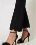 Twinset Uitlopende Broek Zwart Dames - Thumbnail 1