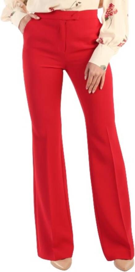 Twinset Wide Trousers Rood Dames