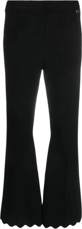 Circolo 1901 Cropped Trousers Black Dames