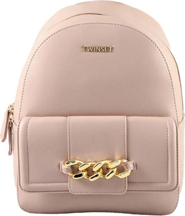 Twinset Women's Antique Pink Backpack Roze Dames