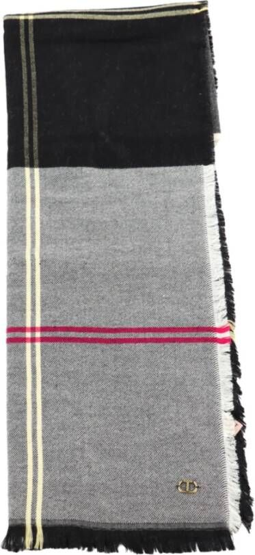 Twinset Zachte stoffen dames sjaal Zwart Dames