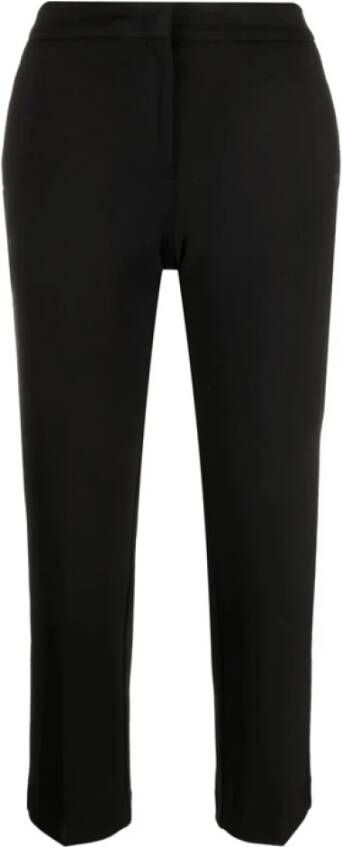 Twinset Zwarte Slim Fit Maatwerk Broek Zwart Dames