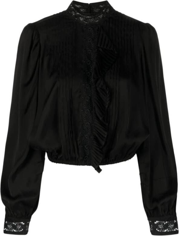 Twinset Zwarte Sweatshirts voor Dames Aw23 Black Dames