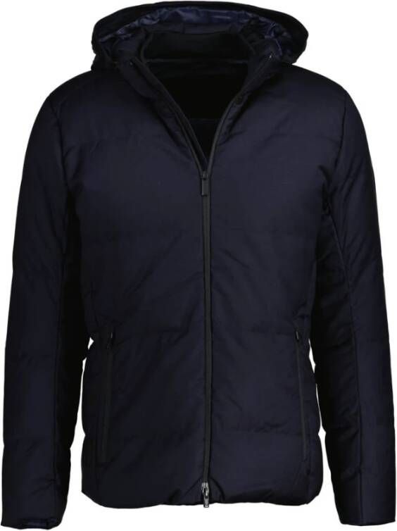 UBR Stijlvolle Donkerblauwe Winterjas Blue Heren