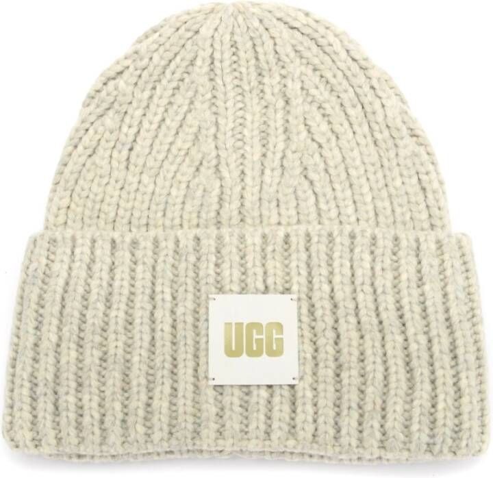 Ugg Chunky Rib Muts Lichtgrijs Gray Unisex