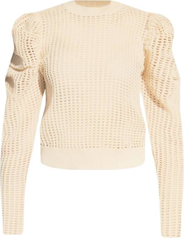 Ulla Johnson Delaney openwork sweater Beige Dames