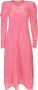 Ulla Johnson Dalia Midi Jurken Pink Dames - Thumbnail 1