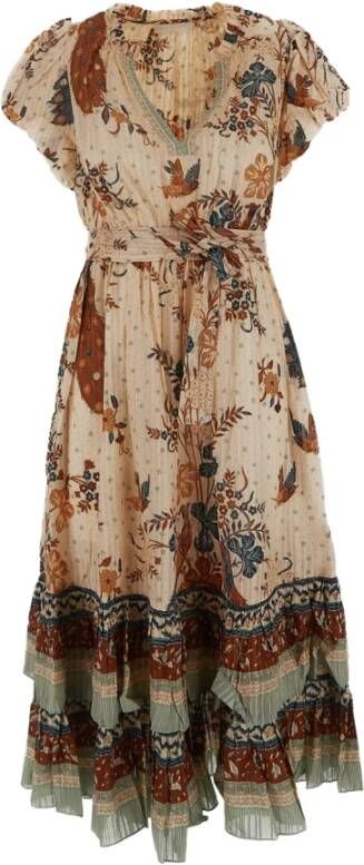 Ulla Johnson Midi Dresses Wit Dames