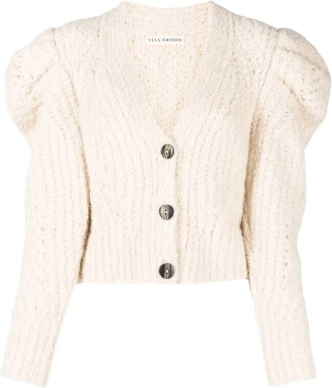 Ulla Johnson Odette Cardigan Beige Dames