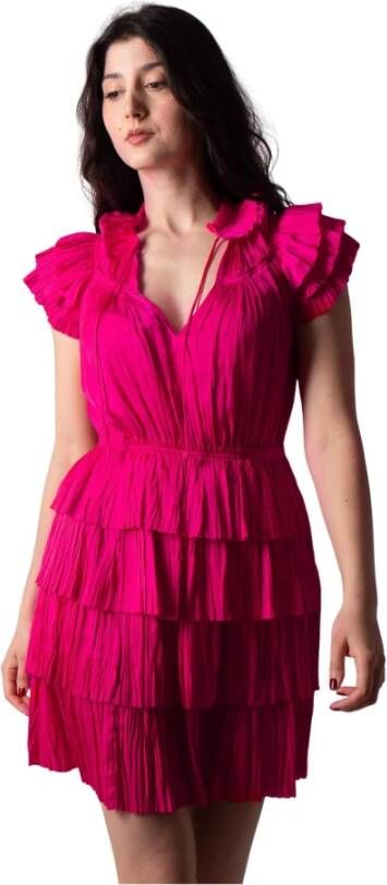 Ulla Johnson Short Dresses Roze Dames
