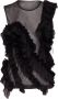 Ulla Johnson Gerimpelde Noir Mouwloze Top Black Dames - Thumbnail 1