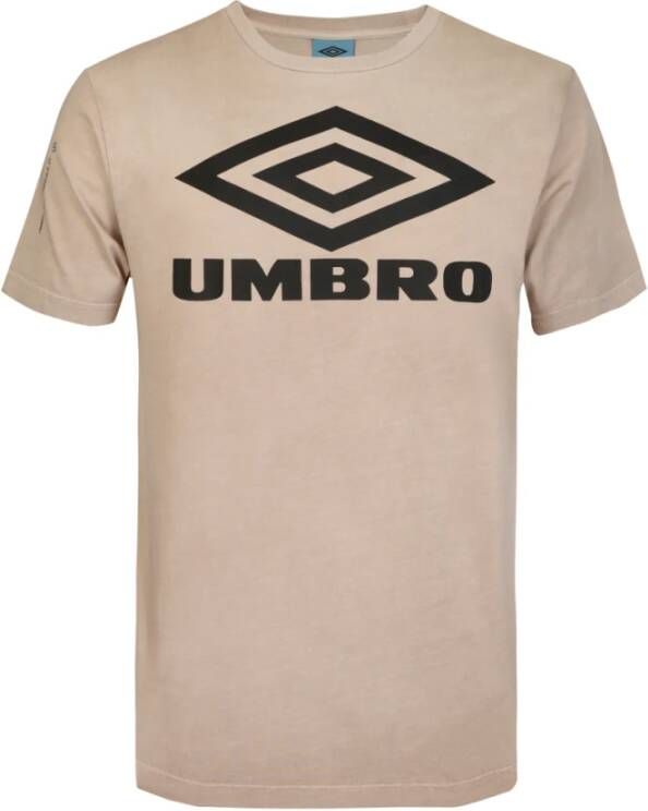 Umbro Life Tee Pig Dy Comfortabel T-shirt Beige Heren