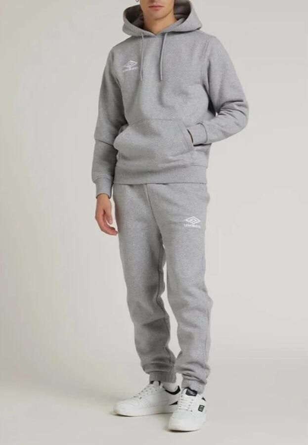 Umbro Heren Hooded Trainingspak Gray Heren - Foto 3