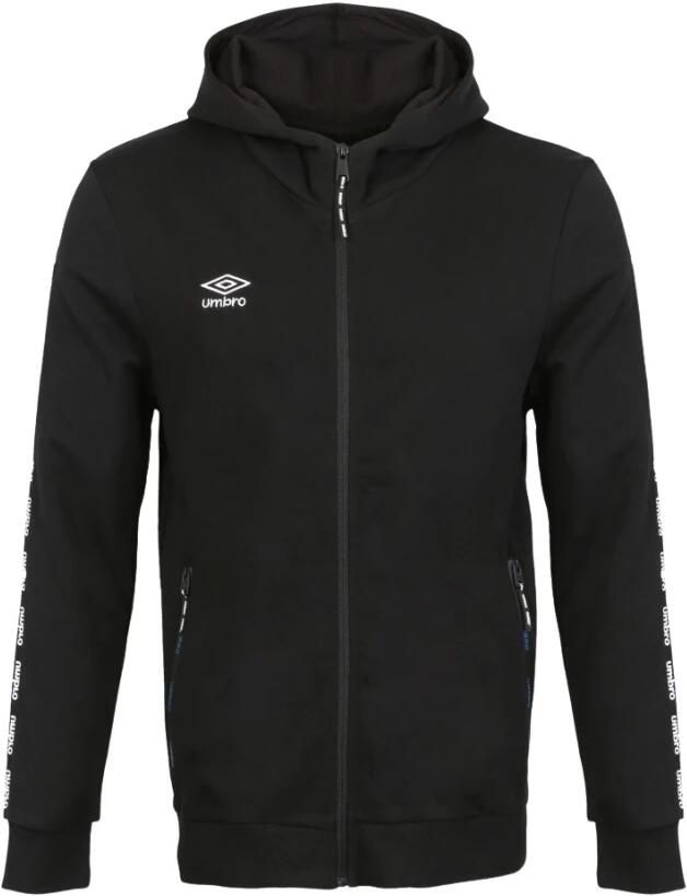Umbro Comfortabele Bas+net Fz H Sw Sweat Black Heren
