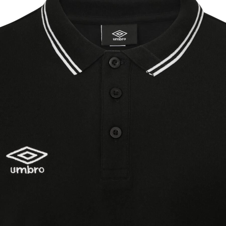 Umbro Prt Polo Ad Stijlvol en Comfortabel Black Heren