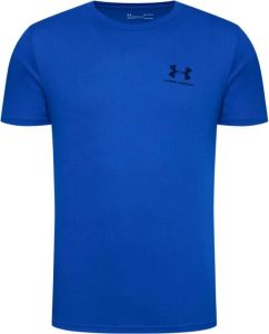 Under Armour Petit Logo T-Shirt Relaxte pasvorm Blauw Heren
