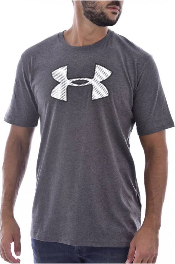 Under Armour Rechts t -shirt met groot logo Grijs Heren