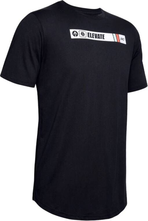 Under Armour T-shirts Zwart Heren