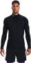 Under Armour Slim fit shirt met lange mouwen en logostitching model 'Mock' - Thumbnail 1
