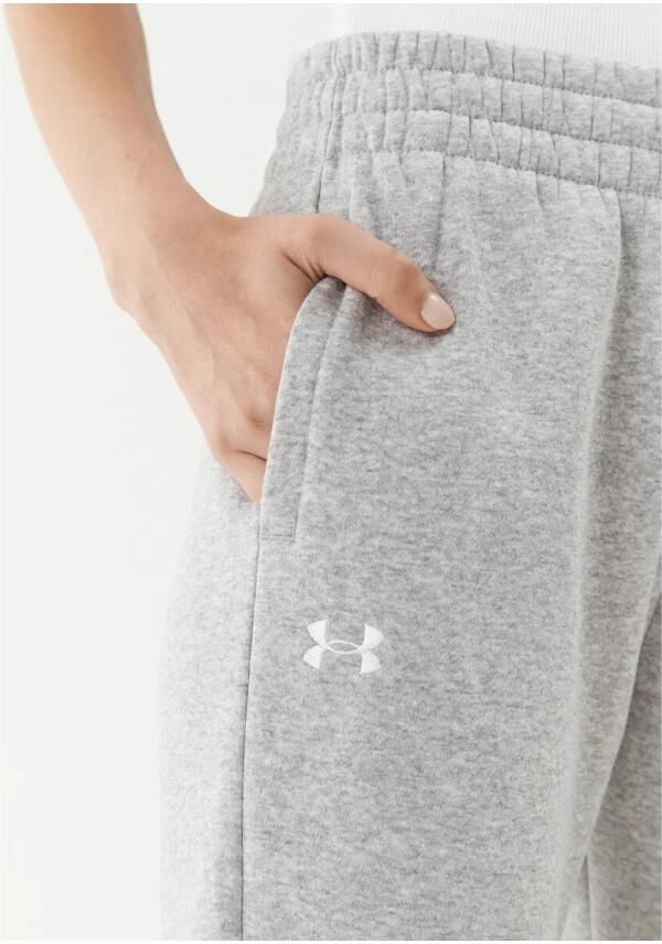 Under Armour Regular fit sweatpants met logostitching model 'Rival'
