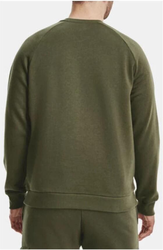 Under Armour Moderne Fleece Crew Sweatshirt Green Heren - Foto 2