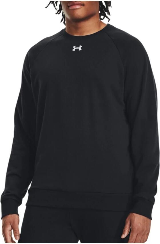Under Armour Prestatie sweatshirt met vochtafvoerende stof voor mannen Black Heren