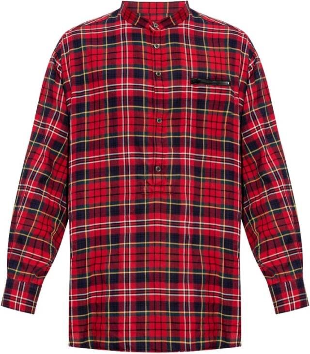 Undercover Casual Shirts Rood Heren