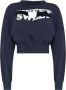 Undercover Cropped sweatshirt met uitsparingen Blauw Dames - Thumbnail 1
