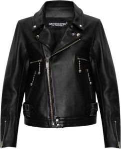 Undercover Leather jacket Zwart Dames